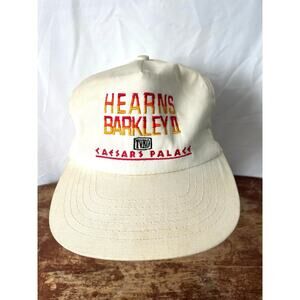 Vintage Hearns vs Barkley II Boxing Hat Caesars Palace Snapback 1991